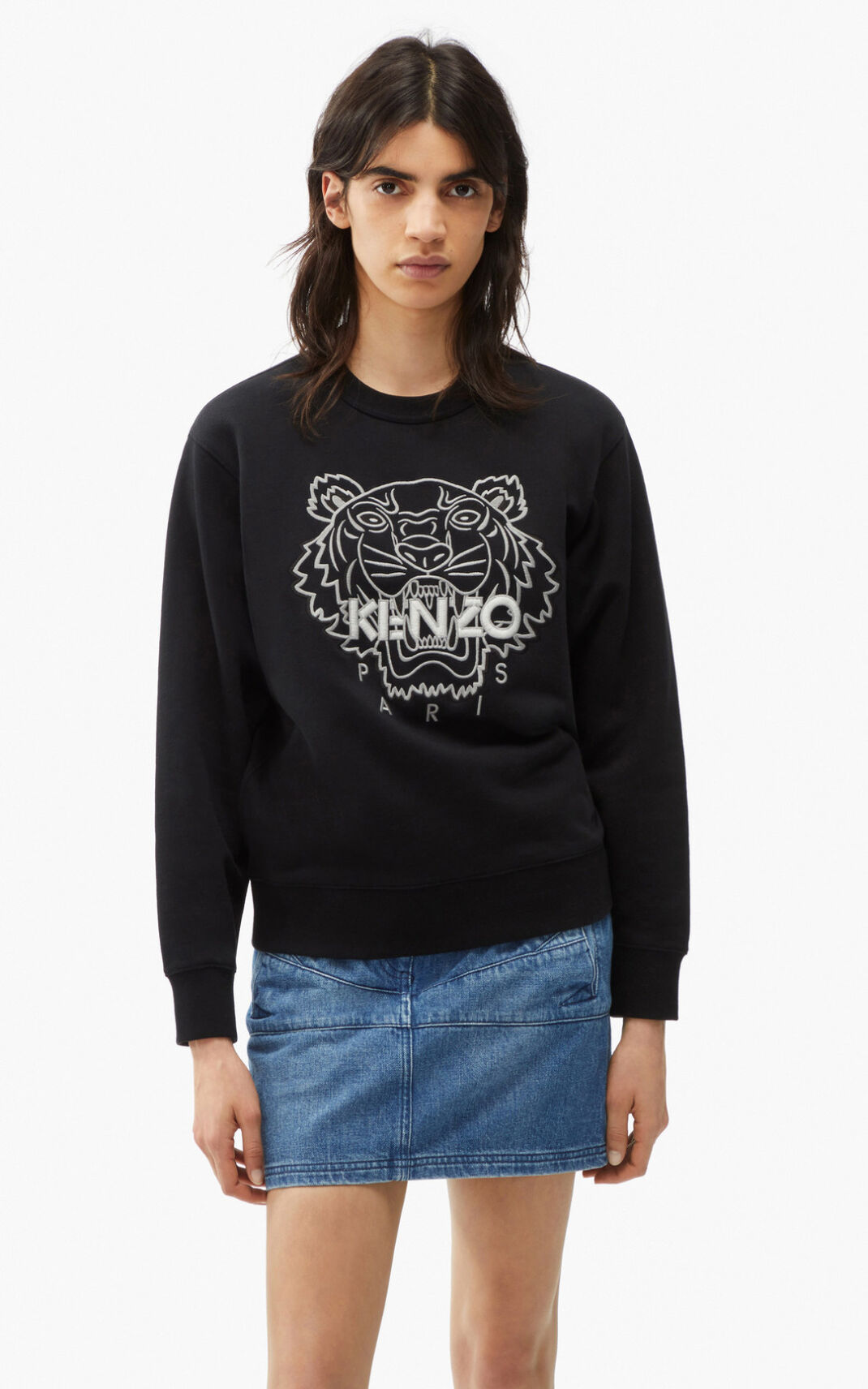 Kenzo Tiger Sweatshirt Dam | 48639-TZRB